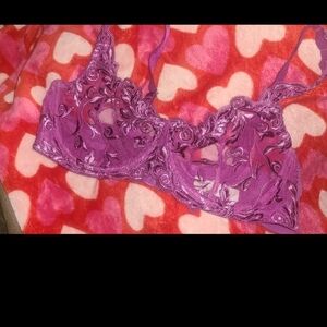 Soma Vibrant Purple Lace Bra